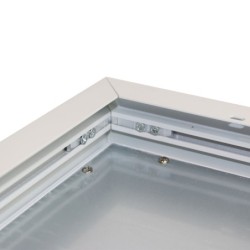 Aufputz-Rahmen für LED Panel (62 cm x 62 cm) schneller und einfacher Aufbau