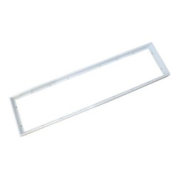 Aufputz-Rahmen Weiß für LED Panel (120 cm x 30 cm) schneller und einfacher Aufbau