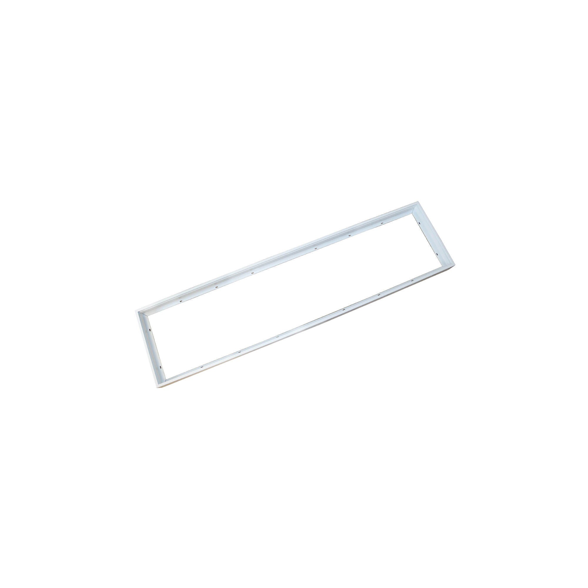 Aufputz-Rahmen Weiß für LED Panel (120 cm x 30 cm) schneller und einfacher Aufbau
