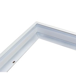 Surface-mounted frame for LED panel (120 cm x 30 cm)  white color