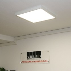 Marco de montaje en superficie para panel LED (120 cm x 30 cm) montaje rápido y sencillo