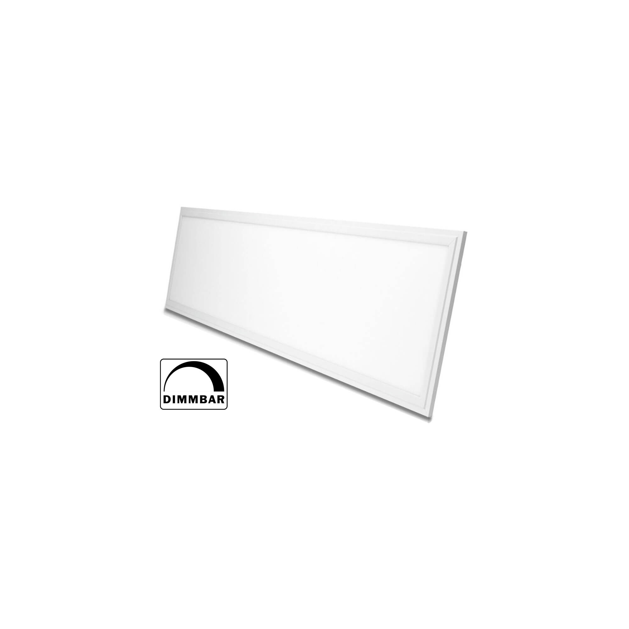 Diseño ultraplano Panel LED blanco regulable 120 x 30cm, 4000K 36W