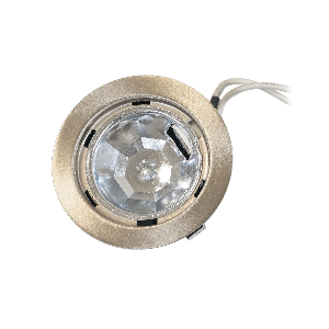Furniture recessed luminaire brushed stainless steel 12V G4 Max 20W without bulb