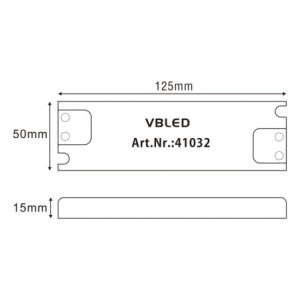 3 LED recessed spotlights 12V set incl. bulb 2W and transformer