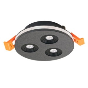 LED recessed spotlight 12VDC DIMMBAR 6W 3000K front & side shinning
