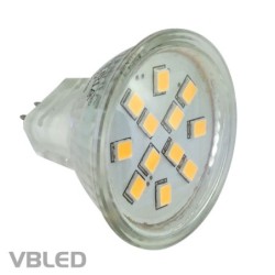 LED Einbaustrahler Set inkl. Leuchtmittel 2W, WW, 12V DC, G4, Schnellverschluss, Alu, schwenkbar