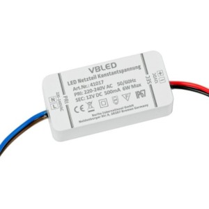 LED Power Supply Constant Voltage / 12V DC / 6W IP67 Waterproof