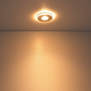 1W VBLED LED Mini Einbauspot "ALDYNE" Seitenstrahlend Minispot - 12VDC - IP65 - 3000K