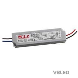 LED voedingseenheid constante spanning / 12V DC / 72W