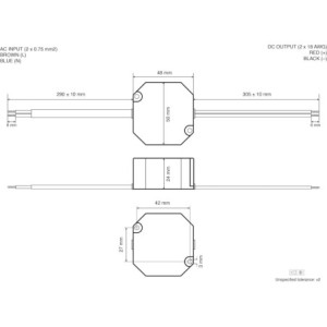 LED Trafo 12V Dimmbar Triac Max. 12W Wasserdicht IP65