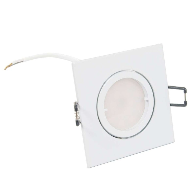 Decora Square Recessed Ceiling Spotlight Flat 35 mm 230V with 5W LED Module 3000K Decora Square Recessed Ceiling Spotlight Flat 35 mm 230V with 5W LED Module 3000K