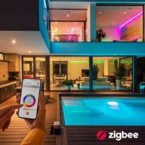 Zigbee RGBW LED Controller 4 Kanal 12-24VDC Multifunktion LED Strip Panel Steuerung