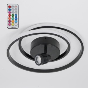 LED-Deckenleuchte Doculus 2-flammig 35W RGB+WW mit IR Fernbedienung Durchmesser 40CM