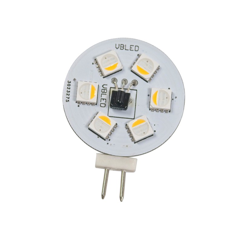 LED Leuchtmittel RGB+WW Stiftsockellampe - G4 - 0.4W LED Leuchtmittel RGB+WW Stiftsockellampe - G4 - 0.4W