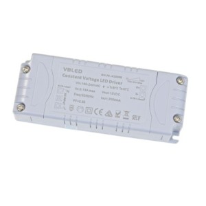 Dimmable LED Driver - 24W Constant Voltage Power Supply with 12VDC Output