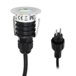 Mini Luminaria LED empotrable en el suelo 3000K/6000K Bicolor 12V CC