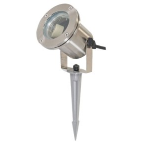 LED-Gartenstrahler Gartenteich Licht 230V, aus Edelstahl IP68