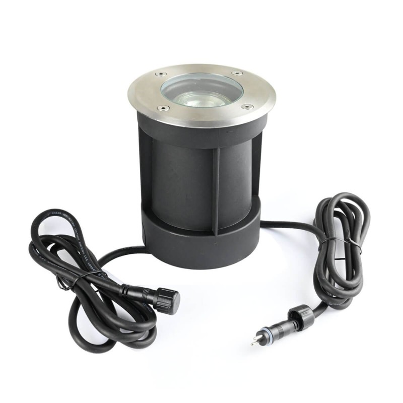 LED recessed floor spot 12V AC with 5W LED bulb warm white LED recessed floor spot 12V AC with 5W LED bulb warm white