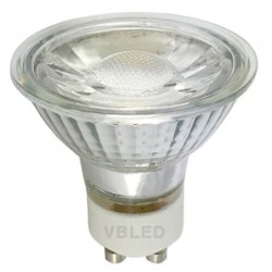 Spot encastré de sol LED avec douille orientable, ampoule 5,5W et connecteur de câble à 3 voies