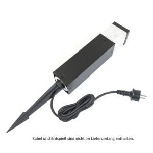 LED Wegeleuchte pollerleuchte 230V 30cm G4 Leuchtmittel wechselbar