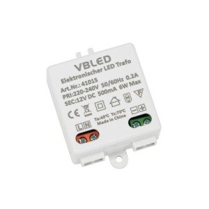 Fuente de alimentación LED de tensión constante / 12 V CC / 6 W