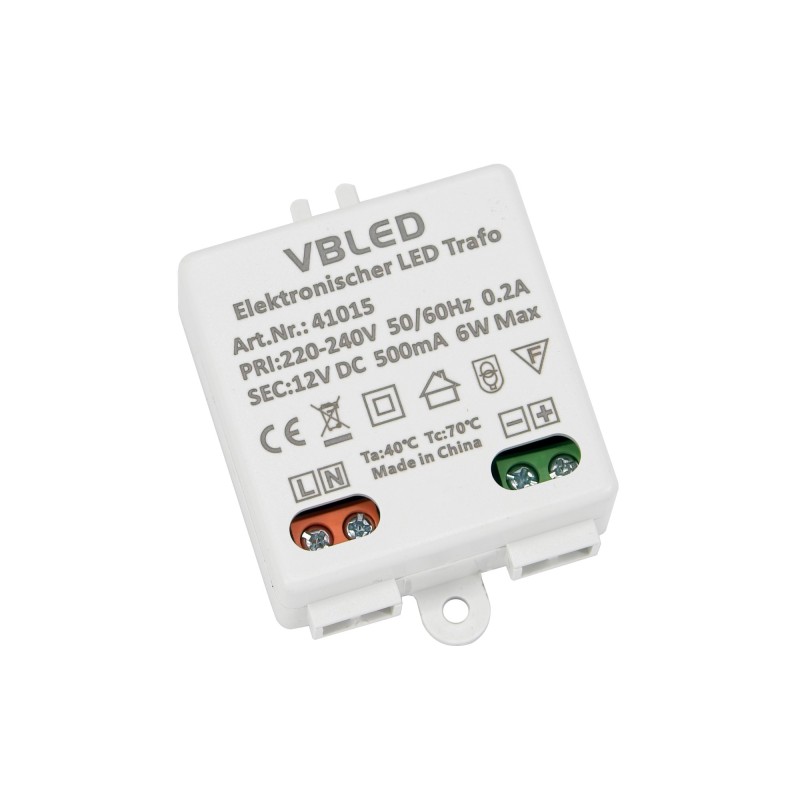 LED power supply unit constant voltage / 12V DC / 6W LED power supply unit constant voltage / 12V DC / 6W