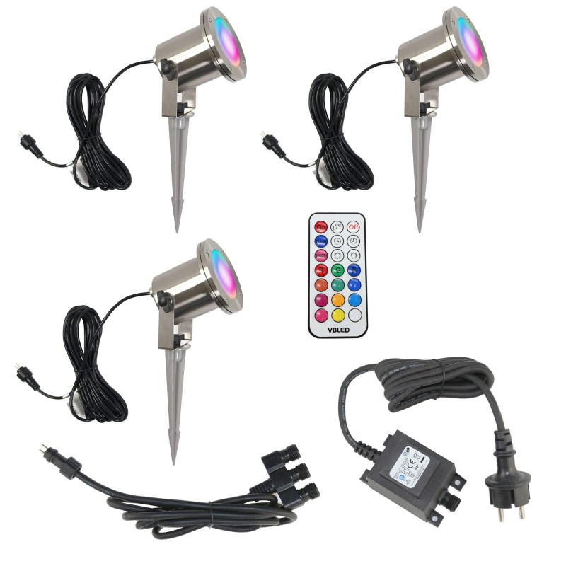 Set of 3 LED pond lights / garden pond light 12V Set of 3 LED pond lights / garden pond light 12V