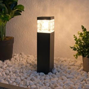 Path light bollard 12V 30cm without bulb