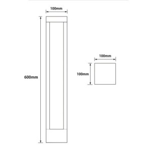 VBLED LED base luminaire - lower light emission