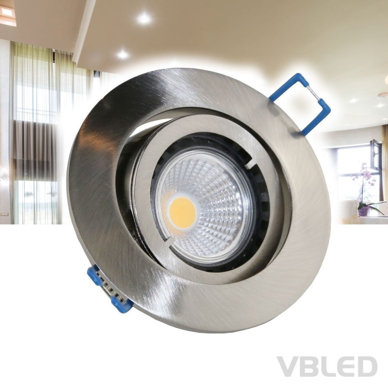 LED recessed spotlight / aluminium / silver optics / round / incl. 3.5W LED LED recessed spotlight / aluminium / silver optics / round / incl. 3.5W LED