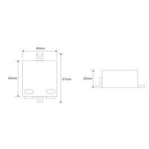 LED Netzteil Konstantspannung / 12V DC / 6W