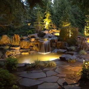 LED Garden Spotlight Garden Pond Light 12V, stainless steel IP68 with MR16 bulb 5W