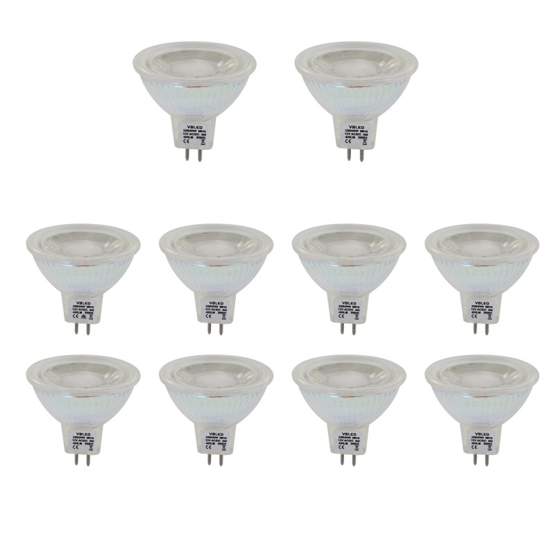 Set of 10 MR16 GU5.3 LED lamps Set of 10 MR16 GU5.3 LED lamps