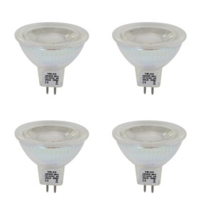 Set of 4 MR16 GU5.3 LED bulbs