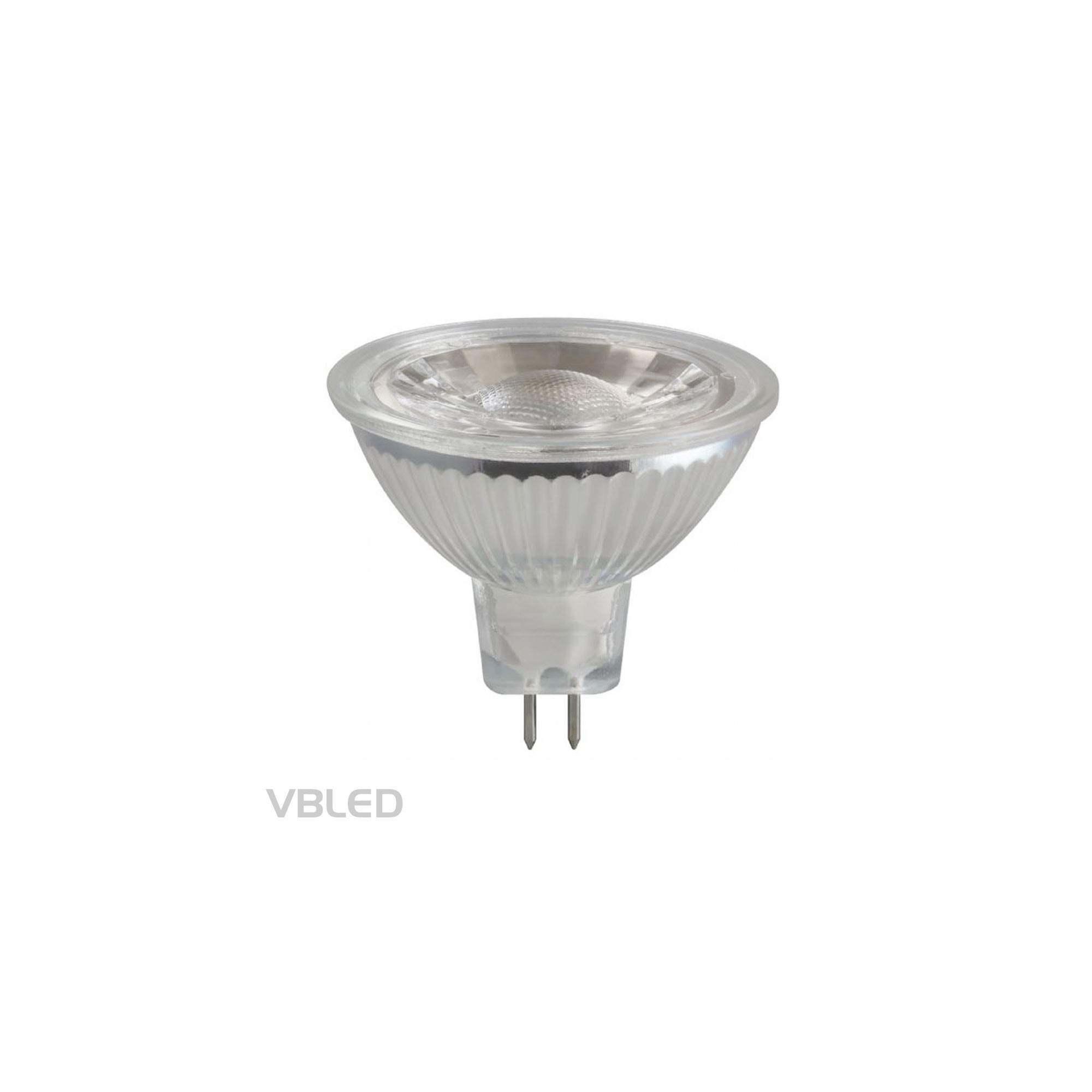 Ampoule LED GU5.3/ MR16 5W blanc neutre 4000K- 12V AC/DC