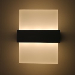 VBLED LED Wandleuchte mit Doppel-Glaselement 6W