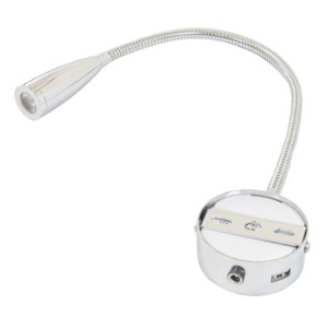 Premium LED wall, bed and reading lamp with gooseneck and USB connection