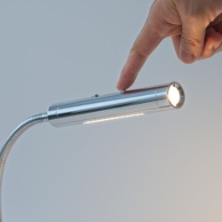 LED Schreibtischleuchte Leseleuchte zwei flammig mit usb-ladegerät